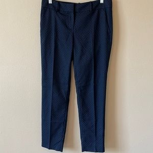 ANN TAYLOR Navy Polka Dot Dress Pants Women’s size 2